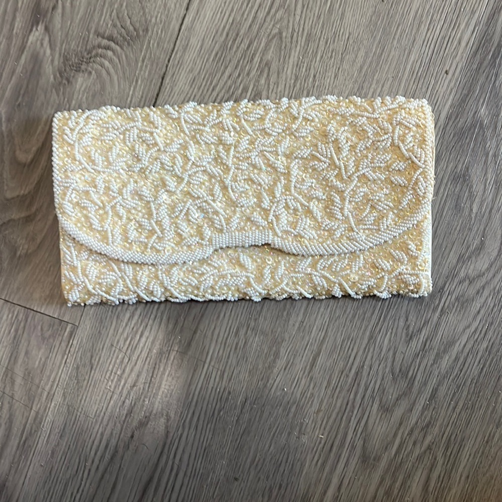 Vintage beaded clutch!